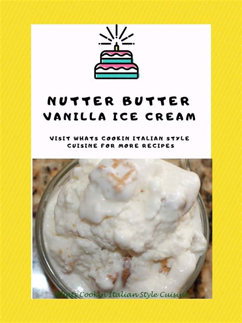 Repeat dipping/decorating process used above. Nutter Butter Vanilla Ice Cream | What's Cookin' Italian ...