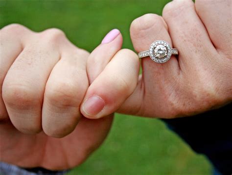 Pinky Promise. Showing off the engagement ring. Engagement photo shoot | Engagement, Engagement ...
