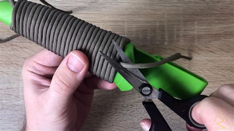 Of tying it all together. Paracord Wrap on a Knife Sheath - Easy & Fast | Alive Road