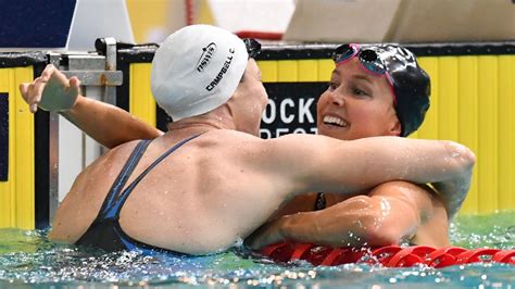 The usa's simone manuel and canada's penny oleksiak tie for gold and set an olympic record in women's 100m freestyle in rio 2016.subscribe to the olympics. World Championships trials: Cate Campbell beats Emma ...