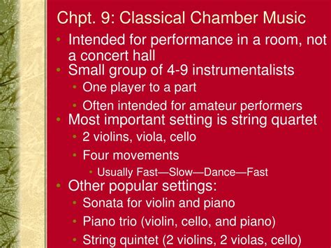 It is a classical music composition that generally compose of three movements with usually one solo instrument. PPT - Music: An Appreciation 4 th Brief Edition by Roger Kamien PowerPoint Presentation - ID:5434766