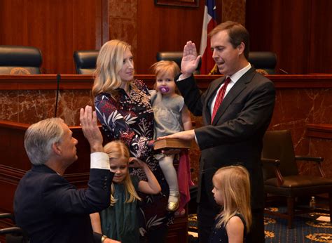 Greg abbott and wife cecilia and daughter audrey in 2015 credit: TJB | SC | News | The Newest Justice Is Sworn in