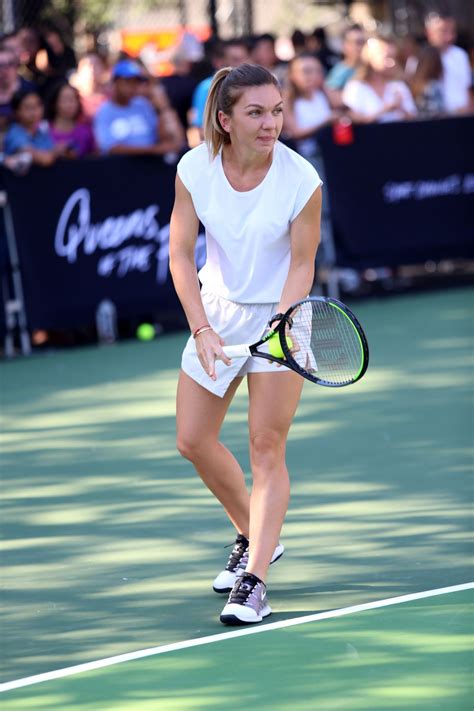 She has been ranked world no. SIMONA HALEP at Nike Queens of the Future Tennis Event in ...