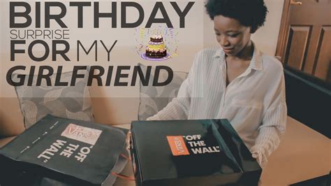 If she's really far away from you and you couldn't travel to her place for some reason. Birthday Surprise For My Girlfriend - YouTube