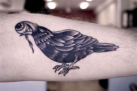 Check spelling or type a new query. crow with eyeball tattoo done on Mike (With images ...