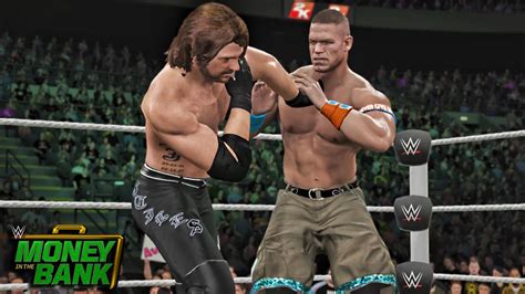 The only one that's bigger is reigns vs. WWE Money in the Bank 2016 - John Cena vs AJ Styles Match ...