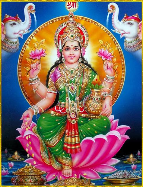 Goddess lakshmi is admired as the goddess of fortune and money. ☀ SHRI LAKSHMI DEVI ॐ ☀ | Goddess lakshmi