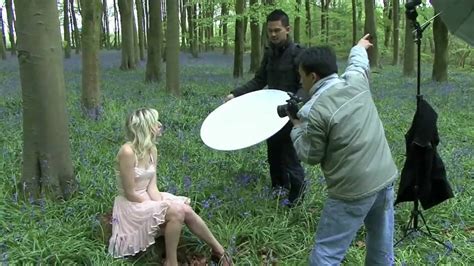 Micheldever Wood outdoor off-camera flash photoshoot with ...
