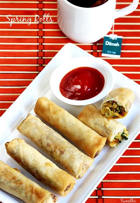 Spring roll recipes with sweet and savory fillings. Sanjeev Kapoor Spring Roll Recipe Video