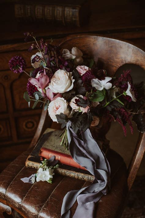 So we've pulled together a list of reasons why you should consider if you're lucky enough to get a dusting of snow on your big day, your photographs will really make your wedding look like a winter wonderland. 20 Gorgeous Dark & Moody Bouquets We're Loving! | One Fab ...