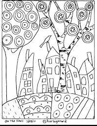 Grundschule schonwalde hundertwasser ausmalbild kl 5. Ausmalbilder Friedensreich Hundertwasser | Kinder Ausmalbilder