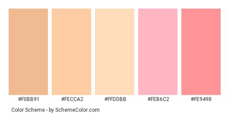 Graphic design centers, so if you work in the industry there's a good chance you're completing ford pastel peach / #ffecd9 hex color code. Peachy Pink Lipstick Color Scheme » Image » SchemeColor.com