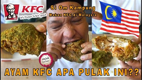 Sesuai dengan namanya 'green chili crunch', ayam yang kami dapat memang berwarna hijau. Orang Kampung makan KFC Green Chili Crunch di Bukit ...