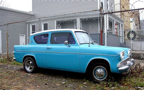 The first ford anglia was launch just before the second world war. Ford Anglia I don't really miss this one