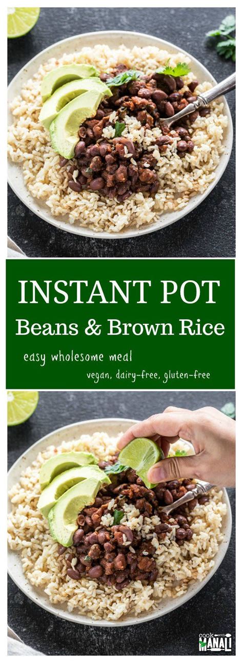 Instant pot chicken and rice. Instant Pot Beans & Brown Rice, an easy & comforting meal ...