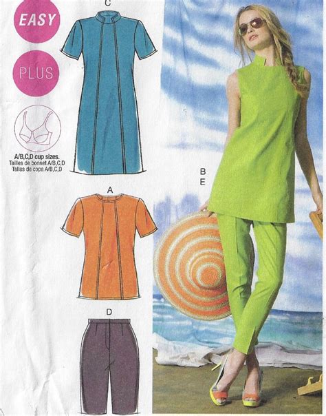 Maybe you would like to learn more about one of these? OOP McCalls Sewing Pattern M6758 Womens Tunics, Dress ...