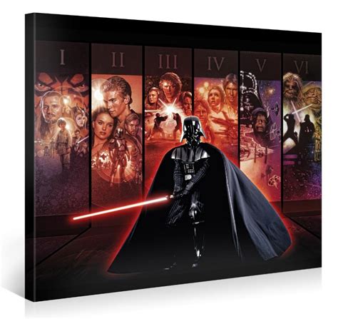 In ihrem spielzimmer, wohnzimmer, garage, eingangsbereich, keller, manneshöhle oder Star Wars XXL Leinwanddruck Wandbilder - Original ...