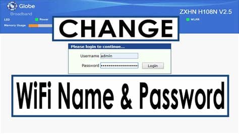 Dan anda telah berhasil merubah password wifi zte melalui smartphone. How to Change Globe Broadband ZTE ZXHN H108N Wi-Fi Name ...