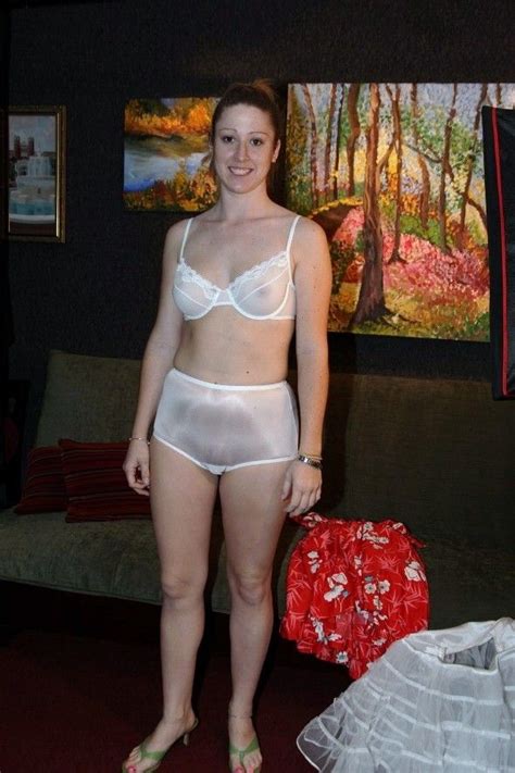 Wij zijn een bedrijf wat oog heeft voor mooie kwaliteits lingerie, er zijn zoveel verschillende vrouwen en net zoveel verschillende soorten lingerie. girl next door in nylon briefs. I've seen this lady in ...