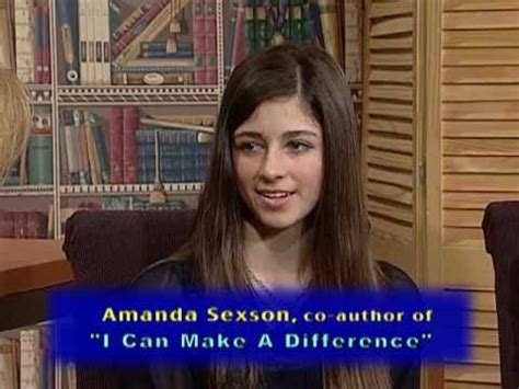 Pesona gabriella larasati bikin heboh medsos! Amanda Julie Sexson 2 2 I CAN MAKE A DIFFERENCE authors writers interviews VIDEO