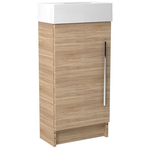 Try our wider bathroom furniture range. Noble Modular Natural Oak 400mm Freestanding Cloakroom Basin Unit