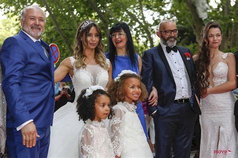 Não acredito no amor para sempre. Luciana Abreu desfila vestida de noiva ao lado das filhas ...