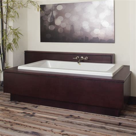 With a soaking tub there isn't a system or jets. JACUZZI® Sia 72" x 42" Drop In/Undermount Whirlpool ...