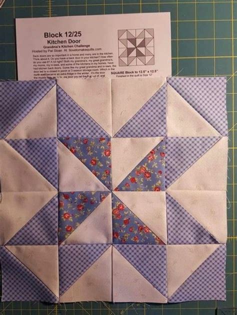 I've actually talked about this project a few times in various posts but never made it official. Kitchen Door Quilt Block - Free Pattern (Beautiful Skills ...