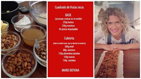 Una vez preparadas las capas, podes decorar el sablé de muchisimas maneras! Cuadrados de frutas secas - Maru Botana | Comidas dulces ...