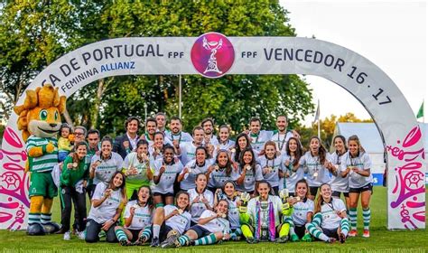 A uefa trabalha para promover, proteger e desenvolver o futebol. O futebol feminino do Sporting vence a Taça de Portugal!