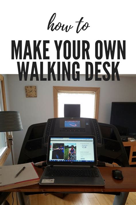 The deck, which has comfort tech cushioning for softer impact, supports a. Making Your Own Walking Desk | Fit Strong Women over 50