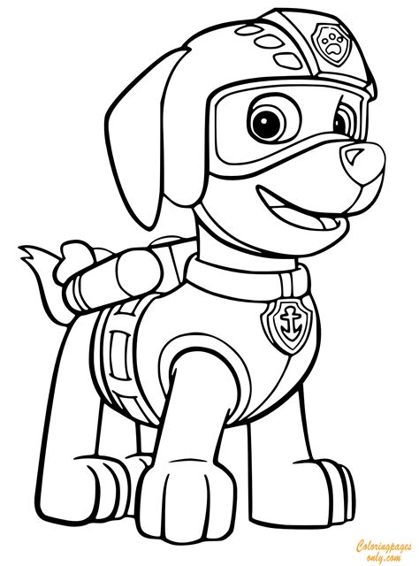 Get 15% off her new coloring book on etsy with the promo code penny. Zuma's Rescue Outfit Coloring Pages - Cartoons Coloring ...