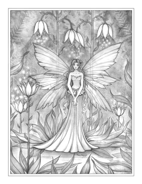 Favorite add to digital download coloring pages / pagan coloring pages / greenman / grayscale coloring page / coloring book page / fantasy art / pdf. 27.jpg (2550×3300) | Fairy coloring, Grayscale coloring