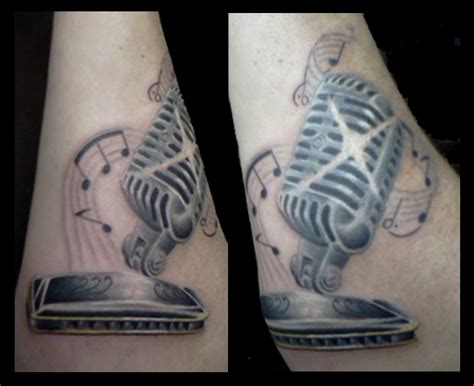 Arm tattoos work nicely with some of the coolest tattoo ideas. Harmonica Tattoos