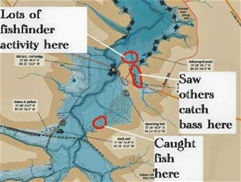 Free marine navigation, water depth level and hydrography on an interactive map. Cedar Creek Lake report - 3/30/2006