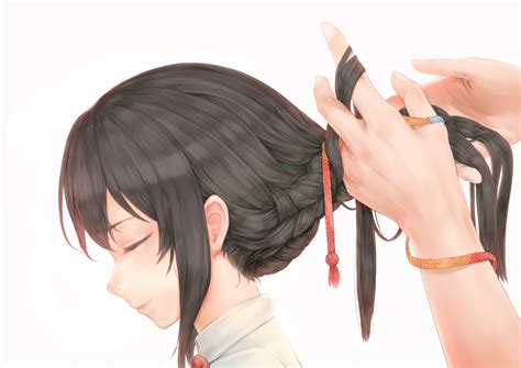 Check spelling or type a new query. black hair braids close kimi no na wa long hair miyamizu ...