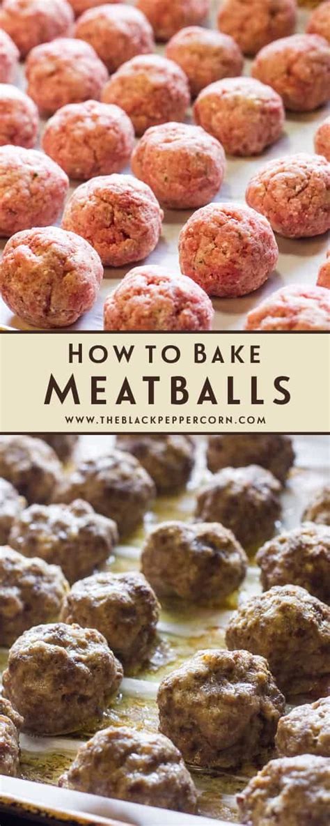 How to Bake Meatballs in the Oven - Cooking meatballs has ...