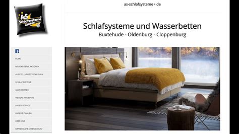 Das stadtbranchenbuch für oldenburg zeigt ihnen aktuell ᐅ 34 einträge. A&S Schlafsysteme Wasserbetten Boxspring Betten Matratzen ...