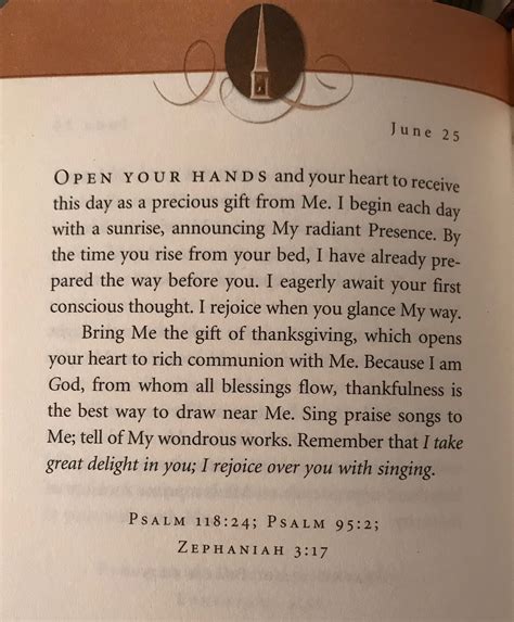 Good morning Thank you Lord for all the blessings that I will receive today ~ | Jesus calling 
