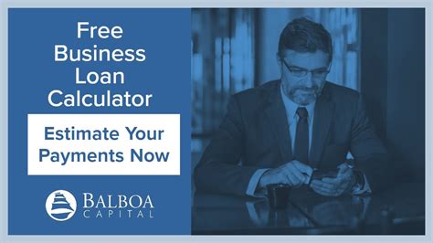 Key in the property price, down payment and total years of financing and click submit. Free, Instant Business Loan Calculator | Balboa Capital ...