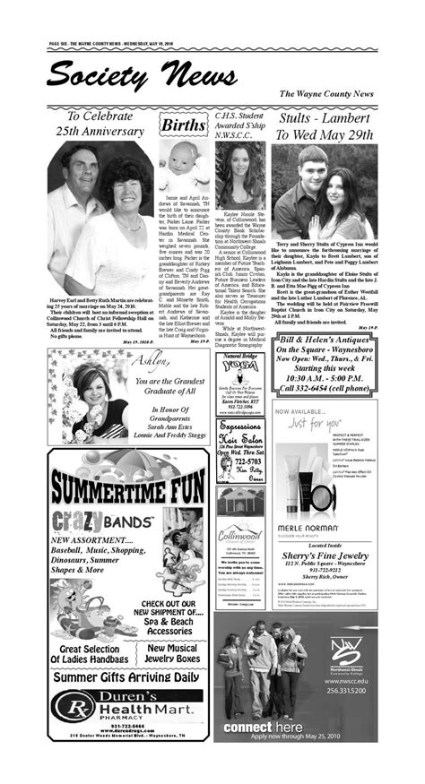 Wayne County News 05-19-10 by Chester County Independent - Issuu
