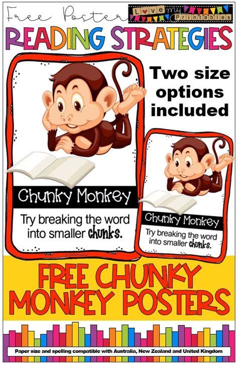 We did not find results for: Reading Strategies | Chunky Monkey Poster | Free Sample ...