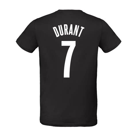 Kevin durant was back in the starting lineup, but it was the bench that helped the nets turn a big deficit into an even bigger rout of the hornets. Kevin Durant (7) T-shirt - Brooklyn Nets - House of Basketball