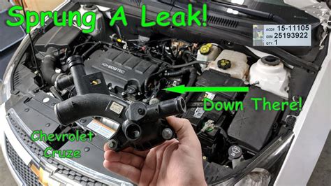 The reason i'm asking is because the vw diesel tech told me that its doing with the turbo. Chevy Cruze sprung a Leak! Coolant Leak Repair! - YouTube