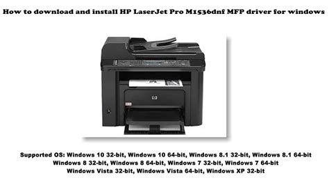 Hp laserjet professional m1136 mfp drivers installer. How to download and install HP LaserJet Pro M1536dnf MFP ...