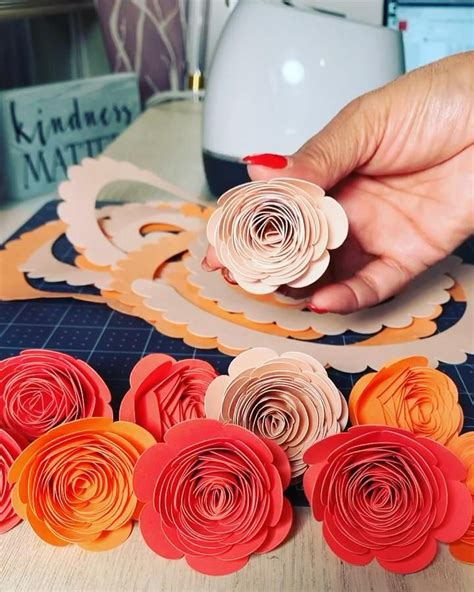 Maybe you would like to learn more about one of these? Handrolled Paper Flower Video | Paper flower tutorial ...