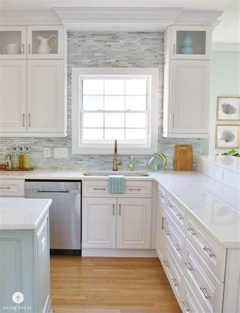 Please note brad nails are not included with cabinets and need to be purchased separately. Coastal Kitchen Makeover - the reveal