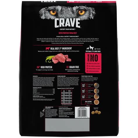 If you try crave cat food for your pet and would like to leave a review of your own, visit their website. Crave Dry Dog CRAVE Grain Free with Protein from Beef Dry ...