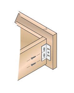 Before going further, it helps to understand a few basic concepts behind kitchen cabinetry Corner Mounting Bracket | Mounting brackets, Corner ...