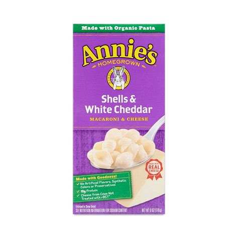 Bernie was annie's pet dutch rabbit. Shells & White Cheddar Macaroni & Cheese - Thrive Market